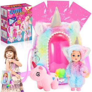Girls Toys Age 3-8, Cute Doll For Girls Age 4-6 Dolls Accessories For 3 4 5 6 7